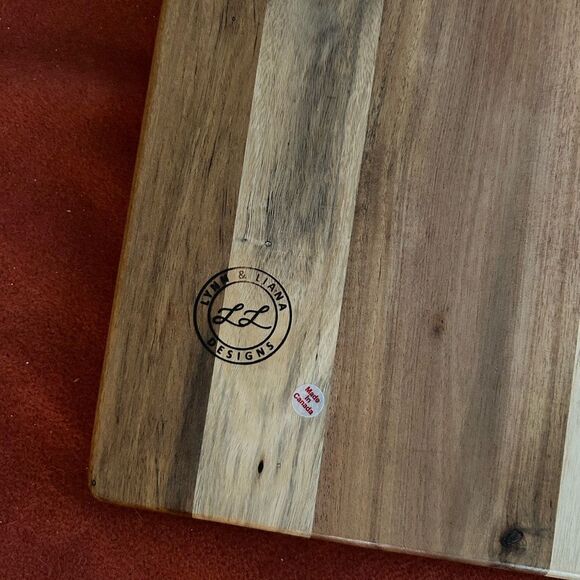 NWT Lynn & Liana Designs Resin Accented Cheese Board ocean vibes - Picture 5 of 7